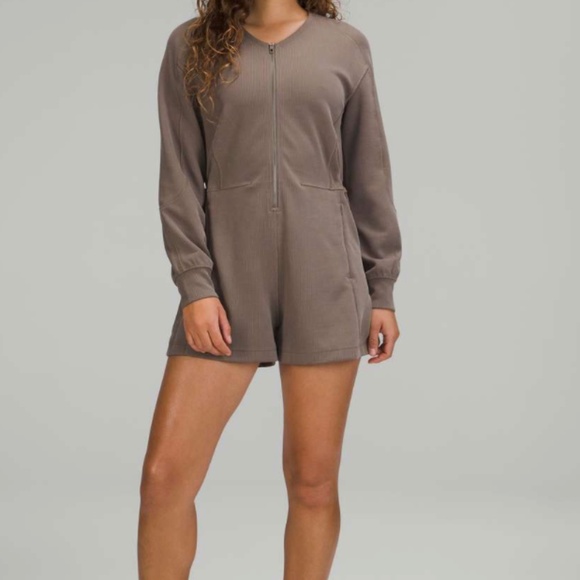 Lululemon Ribbed Softstreme Long-Sleeve Romper - Picture 1 of 5
